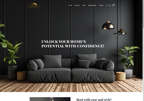 Web Design Package Example: Website