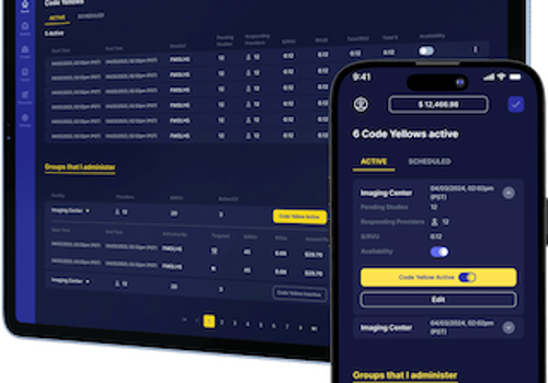 UX/UI Design Package Example: On-Demand Enterprise Radiology Staffing