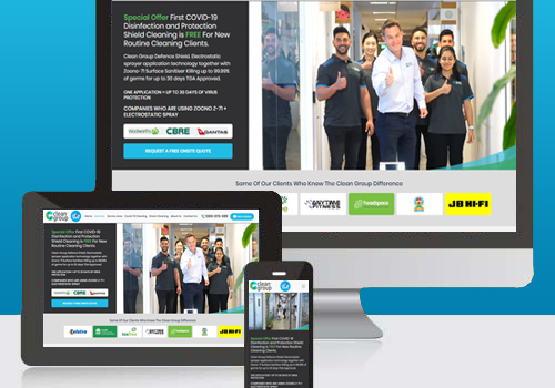 Web Development Package Example: Clean Group