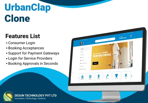 Web Development Package Example: Handy Man Services Website Similar of UrbanClap