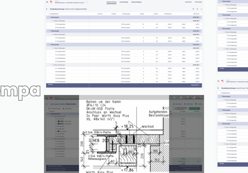 UX/UI Design Package Example: Compa - Data Platform for Construction