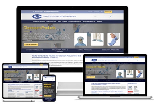 Web Design Package Example: Connecticut Cleanroom
