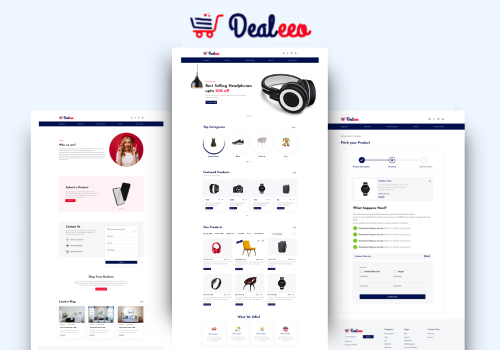 Web Design Package Example: Dealeeo