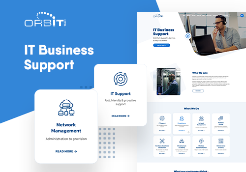 Web Design Package Example: OrbitTech