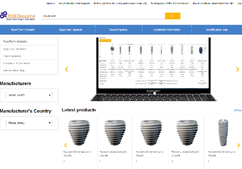 E-Commerce Development Package Example: An independent site about dental implants