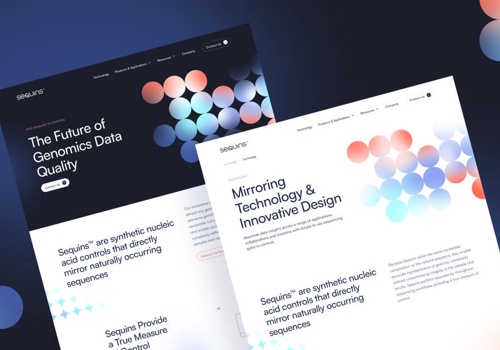 Web Design Package Example: Sequins 2.0 – The Future of Genomics Data Quality