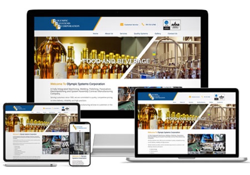 Web Design Package Example: Olympic Systems