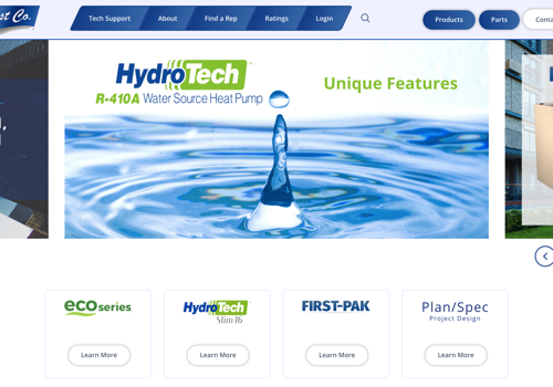 Web Design Package Example: First Co.