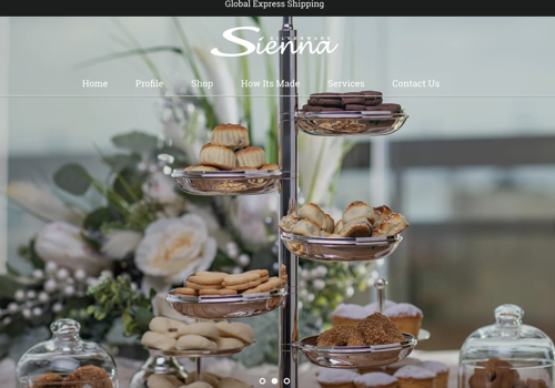 Web Development Package Example: Sienna Silverware