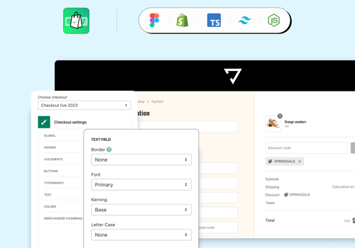 Web Development Package Example: Checkout UI Branding Shopify Application