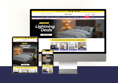 E-Commerce Development Package Example: Happy Beds UK