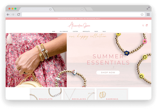 UX/UI Design Package Example: Alexandra-Gioia