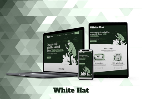 Branding Package Example: White Hat - SEO Agency website