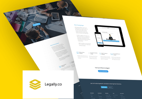 Pay Per Click Package Example: Legally.co