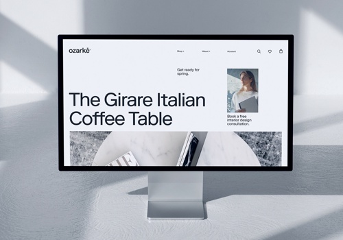 E-Commerce Development Package Example: Ozarké E-commerce Website + Branding