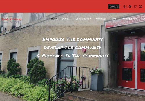Web Development Package Example: Tyndale Community Centre