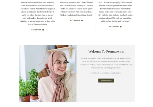 Web Development Package Example: Recipes Website