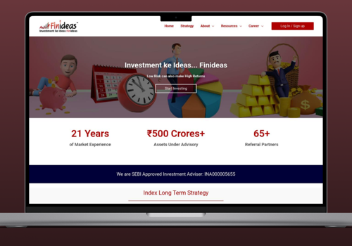 Web Development Package Example: FINIDEAS: ideas for all your Investment Strategies
