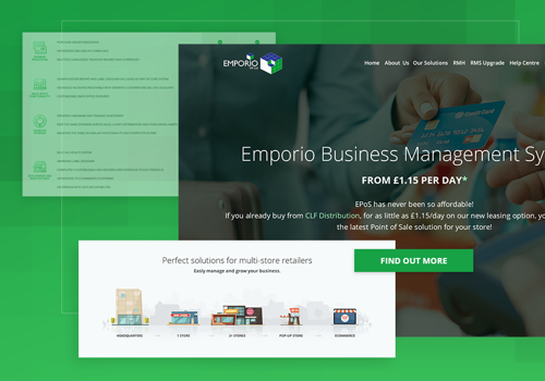 Web Design Package Example: Emporio UK Ltd.
