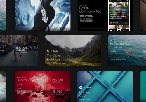 Branding Package Example: EyeEm ~ Branding + Content