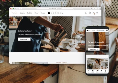 Web Development Package Example: Clean Prestashop store with linen clothes