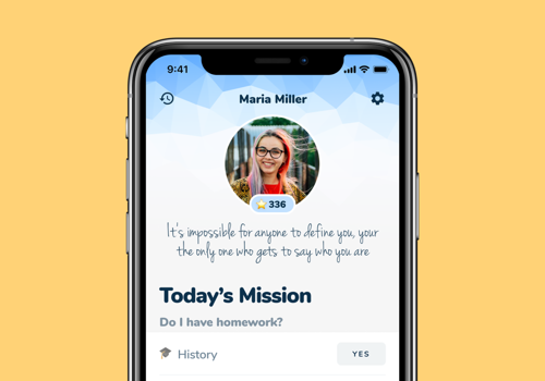 Mobile App Development Package Example: DreamTrak — goal achievement tracking app