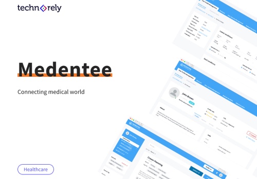 UX/UI Design Package Example: Medentee