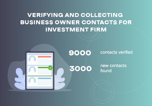 Sales Outsourcing Package Example: Verifying and Collecting Business Owner Contacts