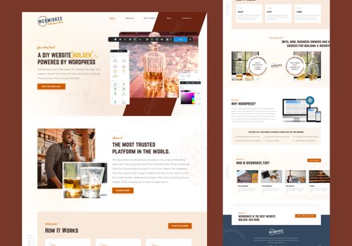 Web Design Package Example: Rose website design