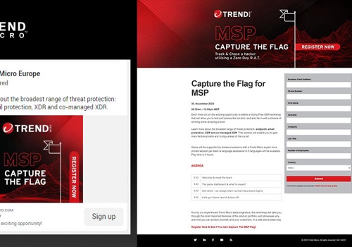 Advertising Package Example: TrendMicro