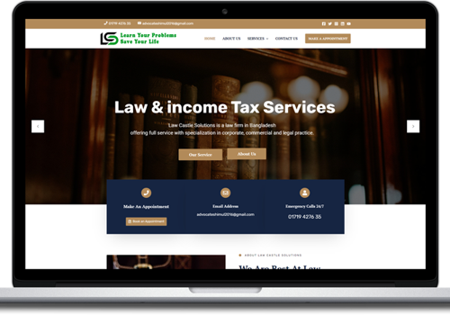 Web Design Package Example: Custom WordPress website design and development