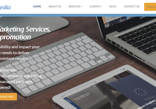 Web Development Package Example: 1STCLASSMEDIA- A Web Designing Website