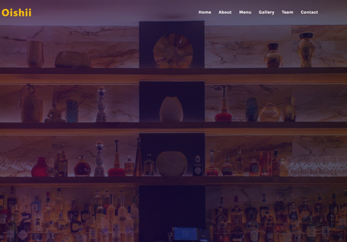 Web Design Package Example: Restaurants Static HTML/CSS Web Design