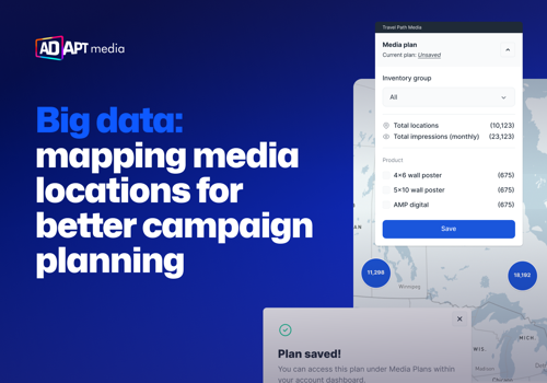 UX/UI Design Package Example: Digitalizing out of home media planning