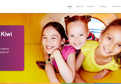 Branding Package Example: Bright And Fun Website & Logo