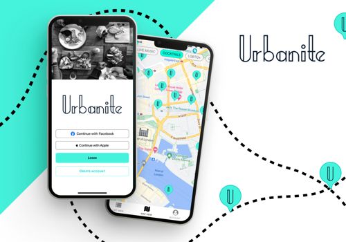 Mobile App Development Package Example: Urbanite - discover London's pubs and restaurants