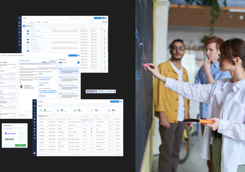 UX/UI Design Package Example: Autobound - Sales Engagement Platform