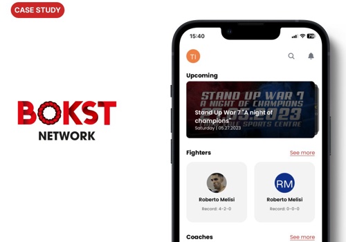 UX/UI Design Package Example: Bokst- app for sportsman, coaches, promoters