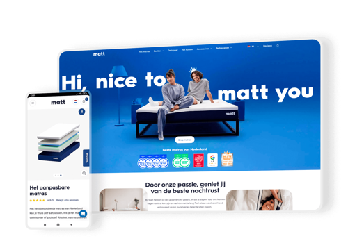 E-Commerce Development Package Example: Matt Sleeps