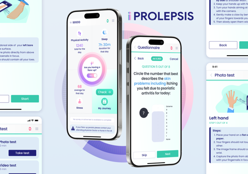 Mobile App Development Package Example: i-PROLEPSIS - a healthcare mobile monitoring app