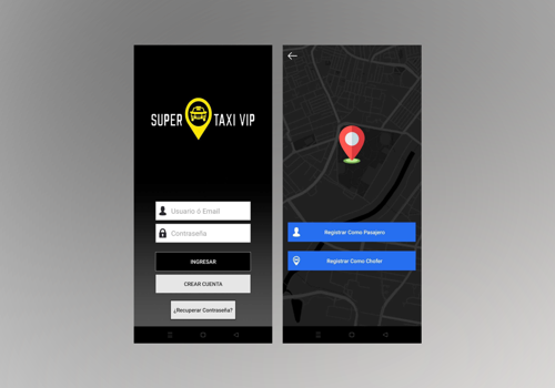 Mobile App Development Package Example: Super Taxi