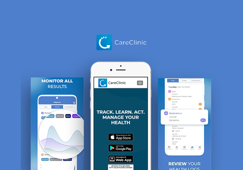 Mobile App Development Package Example: Care Clinic Application development