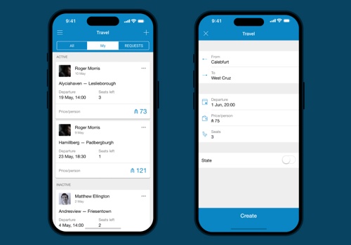 UX/UI Design Package Example: YOL: Thematic Communication App for Road Traffic P
