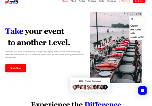 UX/UI Design Package Example: Quick Rental