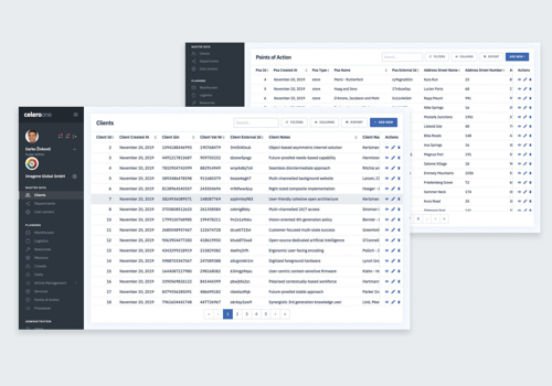 Custom Software Development Package Example: Celero One - Cloud based,fast and modern workforce