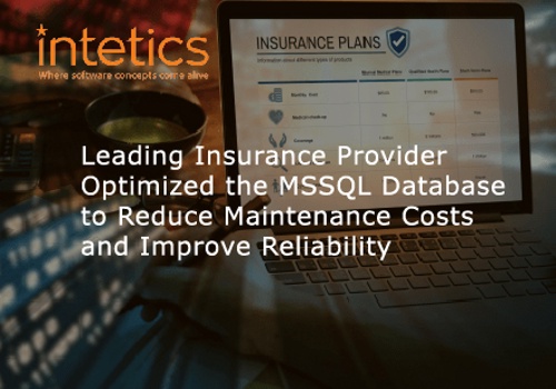 Custom Software Development Package Example: Optimized MSSQL Database for Insurance Provider