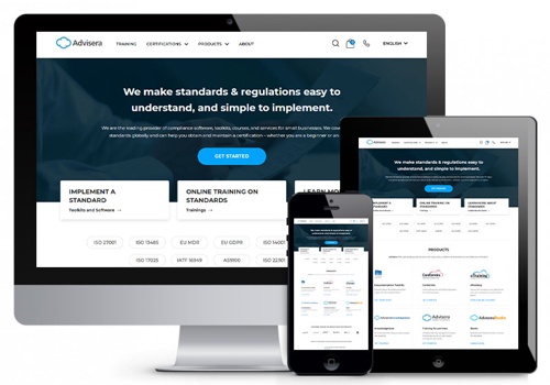 Web Design Package Example: Compliance Products for Small Businesses