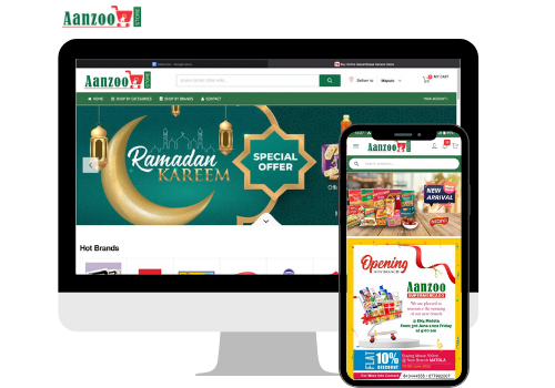 E-Commerce Development Package Example: iOS App, Android App, Web shopping