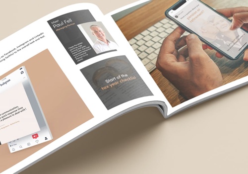 Advertising Package Example: Brand design, web and marketing for Eames Laurie