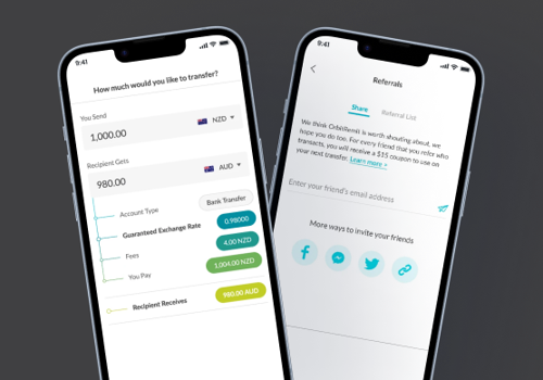 Mobile App Development Package Example: OrbitRemit